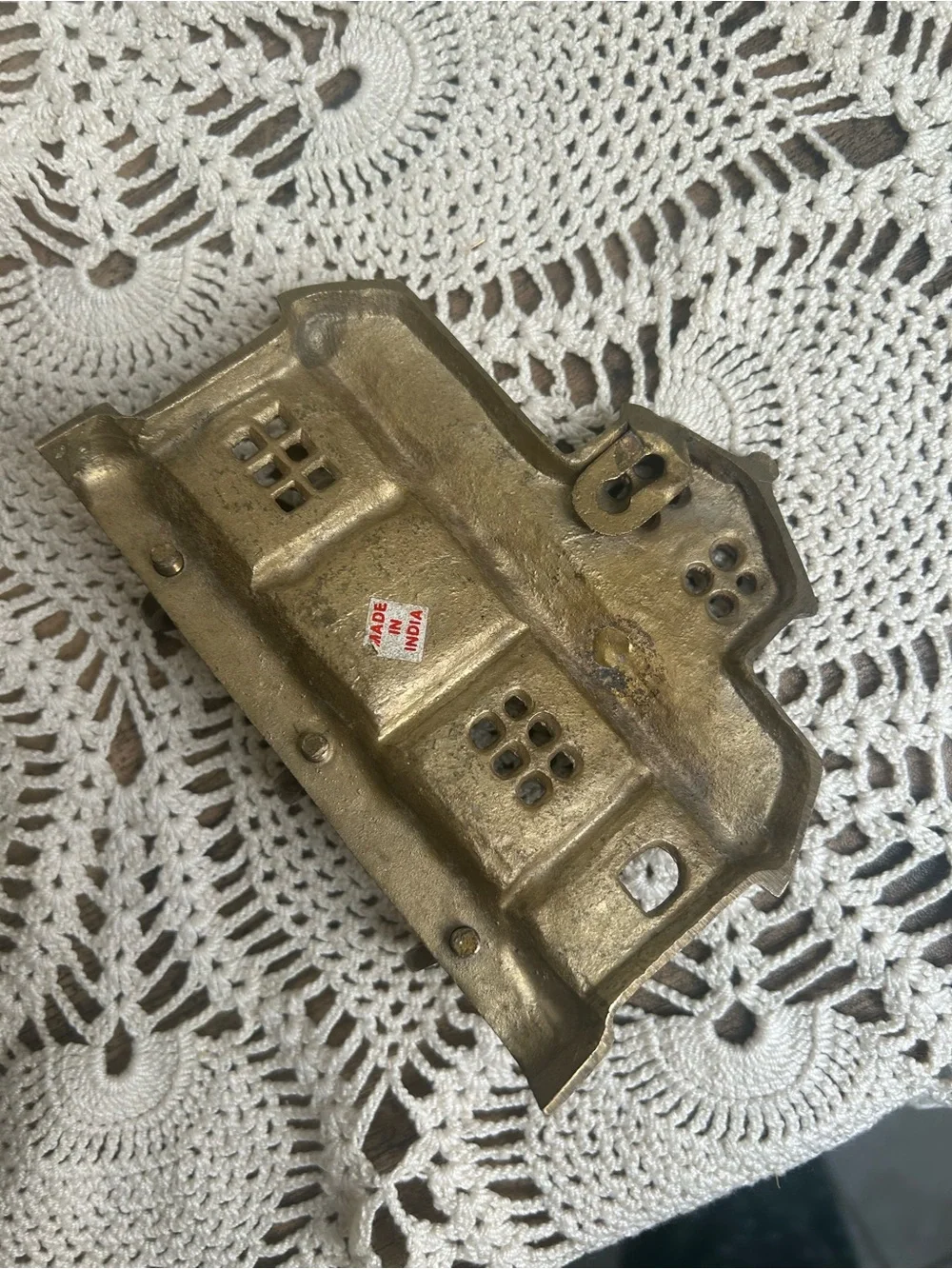 Vintage Brass Train Station Wall Hook - Home Wall Decor